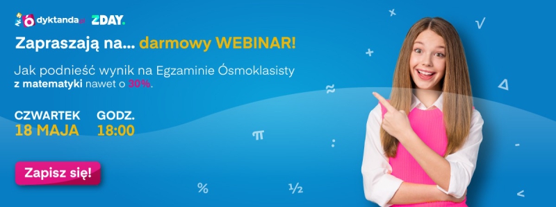 Bezpłatny webinar z matematyki