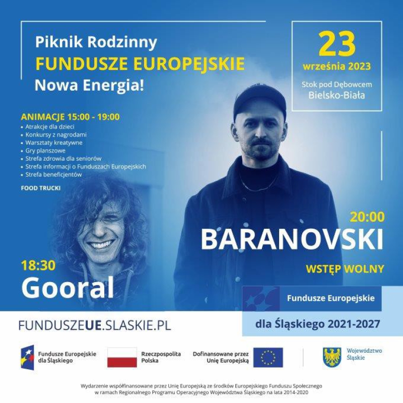 Piknik Rodziny ,,Fundusze Europejskie Nowa Energia!