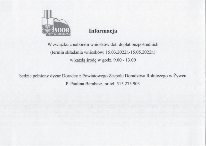 INFORMACJA