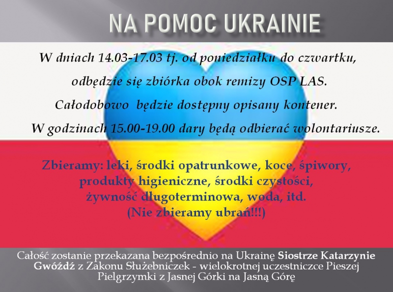 NA POMOC UKRAINIE