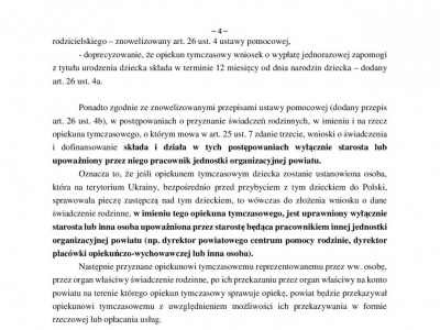 Materiał informacyjny o zasadach przyznawania świadczeń rodzinnych obywatelom Ukrainy przybywającym na terytorium Polski - zdjęcie4