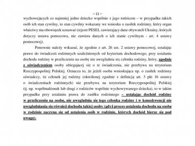 Materiał informacyjny o zasadach przyznawania świadczeń rodzinnych obywatelom Ukrainy przybywającym na terytorium Polski - zdjęcie11