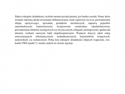 Przedłużony termin naboru wniosków o premie na rozpoczęcie działalności pozarolniczej - zdjęcie2