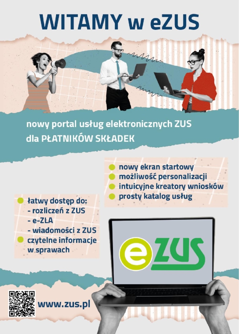 eZUS – nowa odsłona portalu usług elektronicznych ZUS dla płatników składek