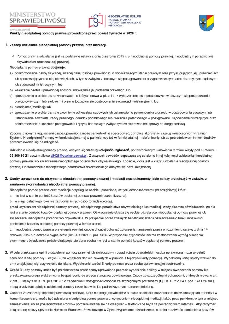 Nieodpłatna Pomoc Prawna